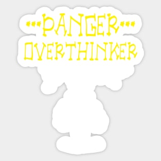 Overthinker Sticker